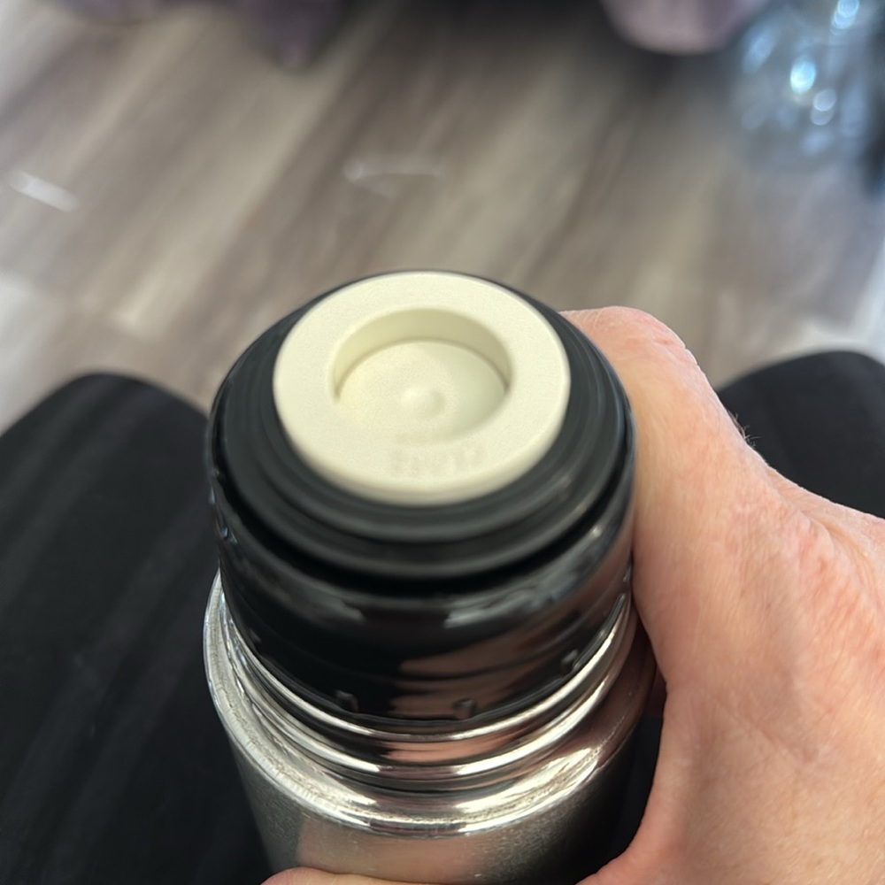 Gevalia Silver Stainless Steel Thermos - Picture 5 of 6